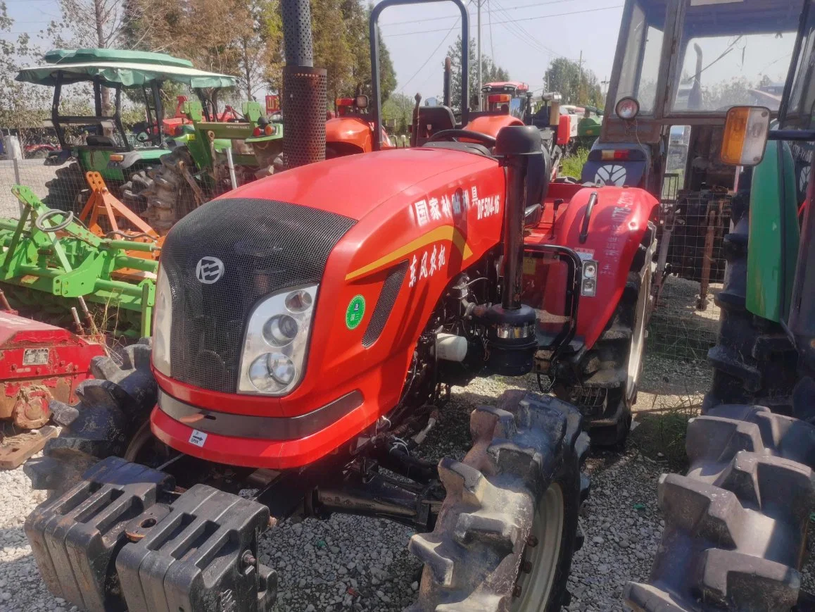 Dongfeng 504 Maquinaria agrícola pequeño 4 unidades de rueda compacto tractores usados en venta