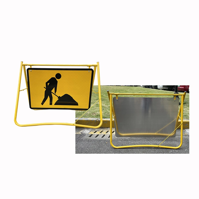 Traffic Control Temporary Road Work Swing Stand Sign