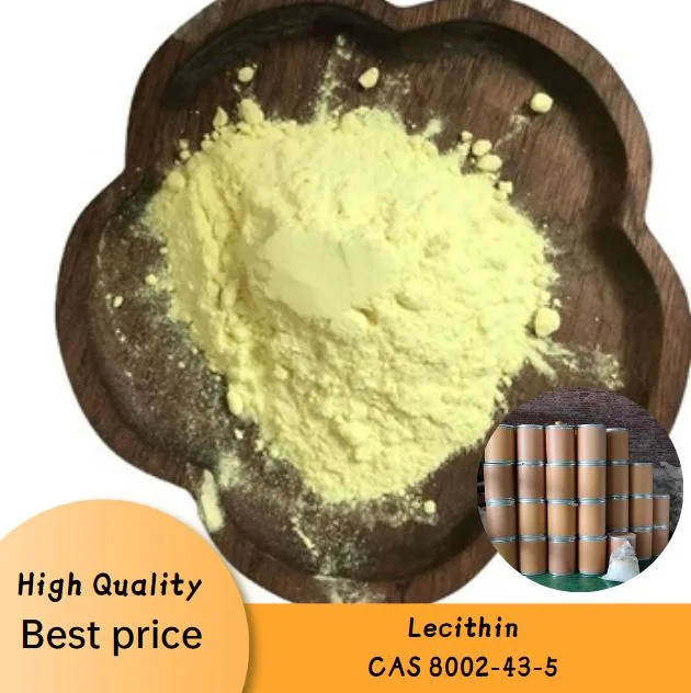 Suplementos de calidad alimentaria de alta pureza CAS 8002-43-5 polvo de lecitina