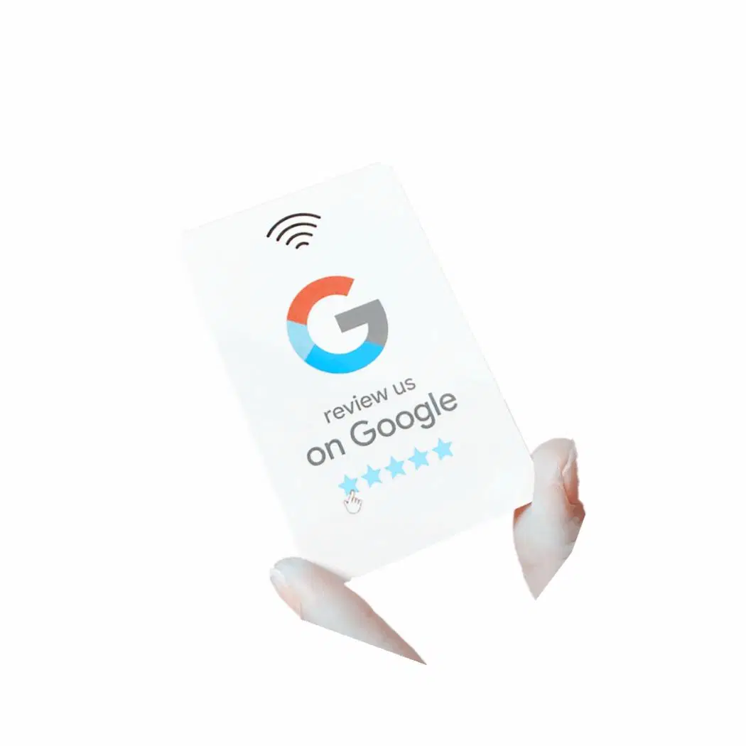 Variable QR Code Google Review Tag NFC 213 NFC Google Carte de vérification