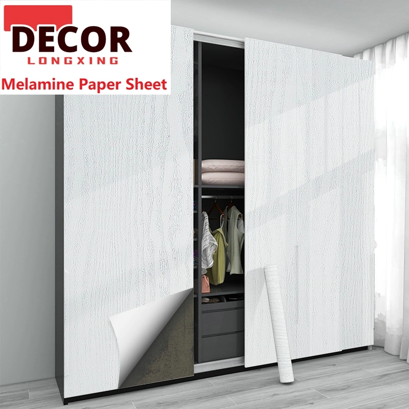 4X8FT Impregnated Melamine Overlay Poly Wood Paper Sheet for MDF Laminating Machine