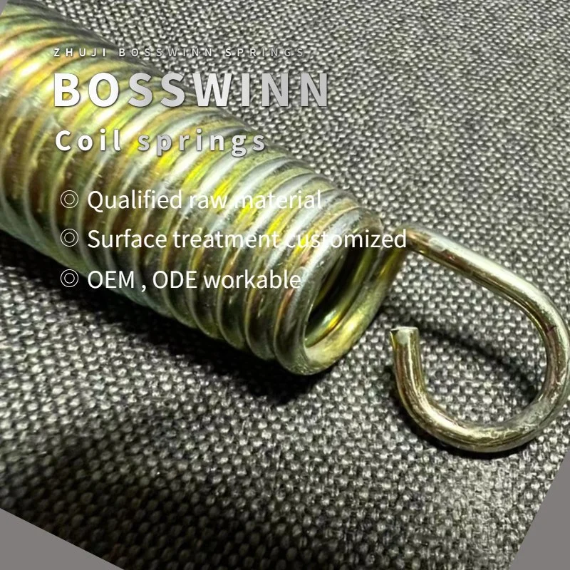 High Precision Carbon Steel Full Twist Loops Tension Spring