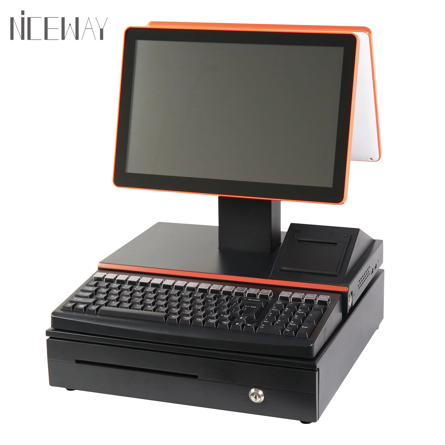 Hot Selling Windows 15.4inch Dual Screen Windows All in One POS System