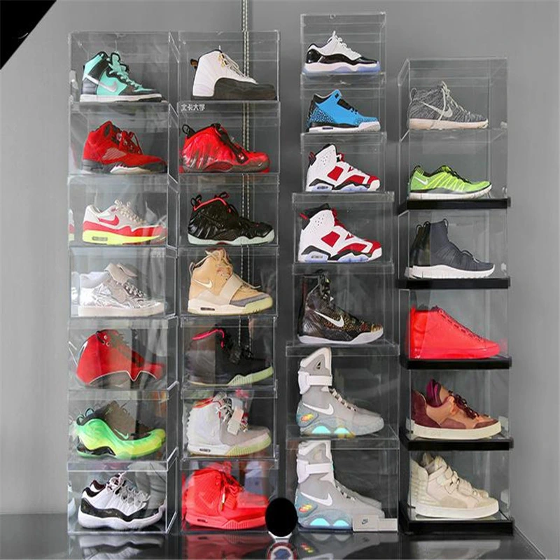 Advertising Standard Rectangular Clear Custom Acrylic Box for Sports Shoes