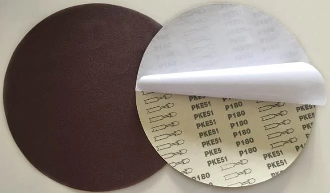 4"/4.5"/5"/6"/7" Aluminium Oxide (Alox) Psa Disc for Wood/Drywall/Paint/Metal