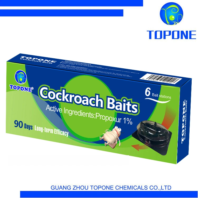 La marca de productos plaguicidas Topone asesino Cucaracha Bait 8pcs Pack