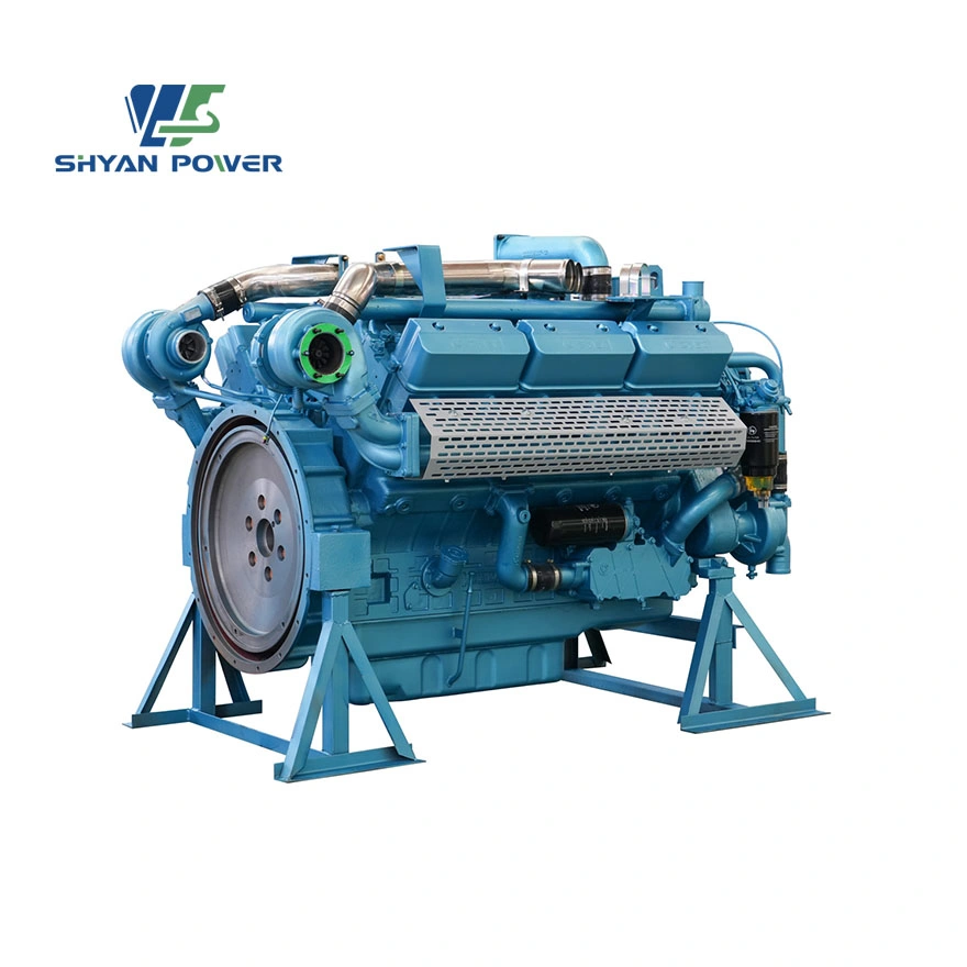 Generador utilizado Shangchai Dongfeng 12V135 680 kW mejorado Motor Diesel