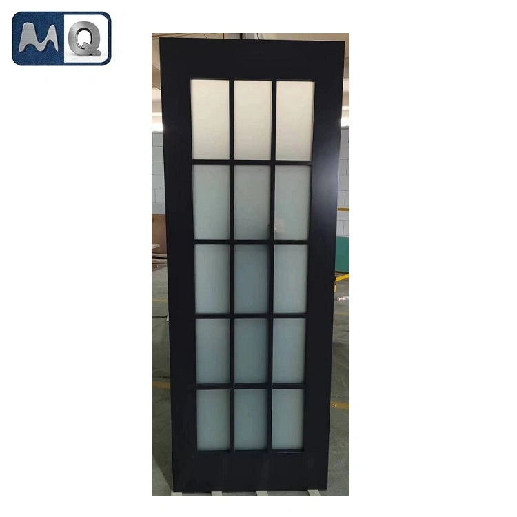 Factory Price OEM Customized Interior Institution High quality/High cost performance  Glass Solid Wooden Door