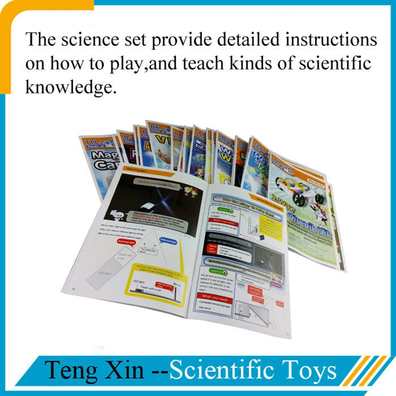 Build 300X Science Experiment Microscope Kits Educational Toys for Primary School Children