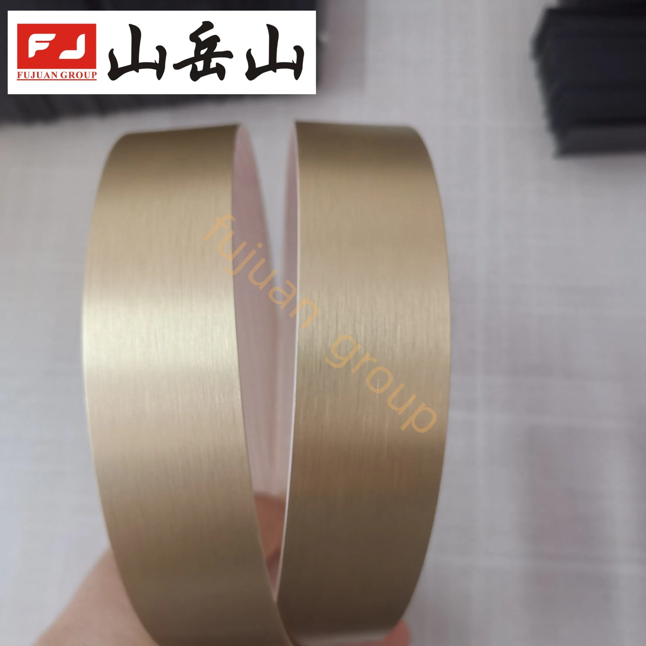 Metallic Gold Spiegel Oberfläche PVC Edge Bandering Tape für Möbel