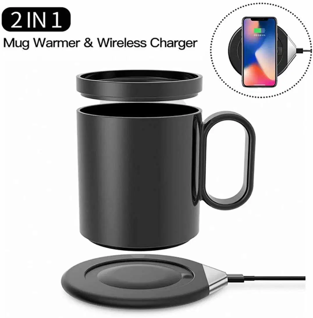 Neujahr Kreativität Keramik Wärmer Cup Pad Wireless Ladegerät 55 Grad Smart Coffee Becher Wärmer