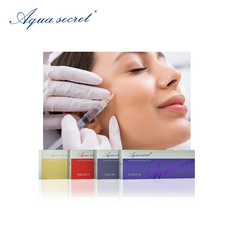 Aqua Secret Cross-Linked acide hyaluronic remplissage dermique injection pour lèvre