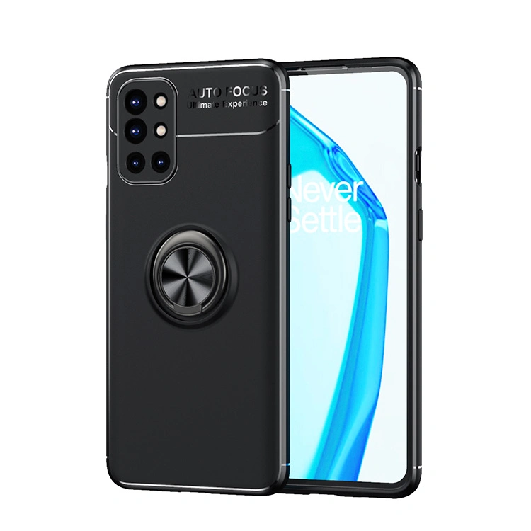 2021 Mobiles Zubehör für OnePlus 9R Case mit Ring Magnetic Kickstand Case Finger Ring Phone Case