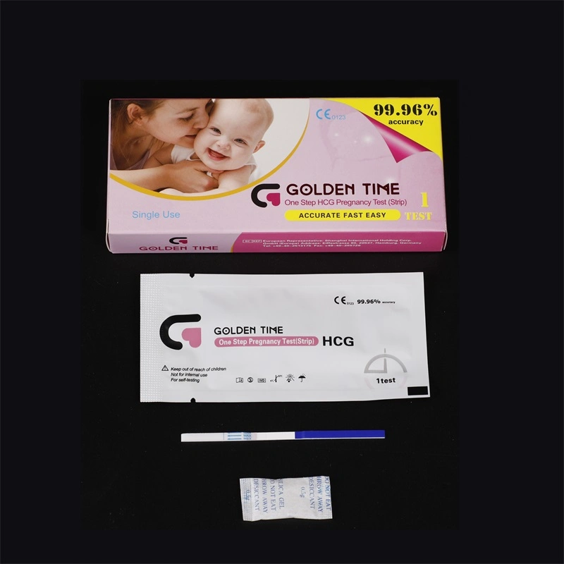 Bandelettes de test de grossesse HCG rapide Kits de test de grossesse au début de papier de l'urine