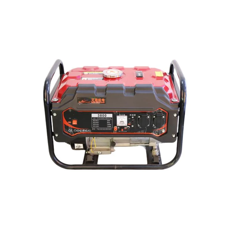 Motor de gasolina/gasolina/gas Wenxin 220V 3800 3500W 3,5kw 4,5kw 6,3kw Generador