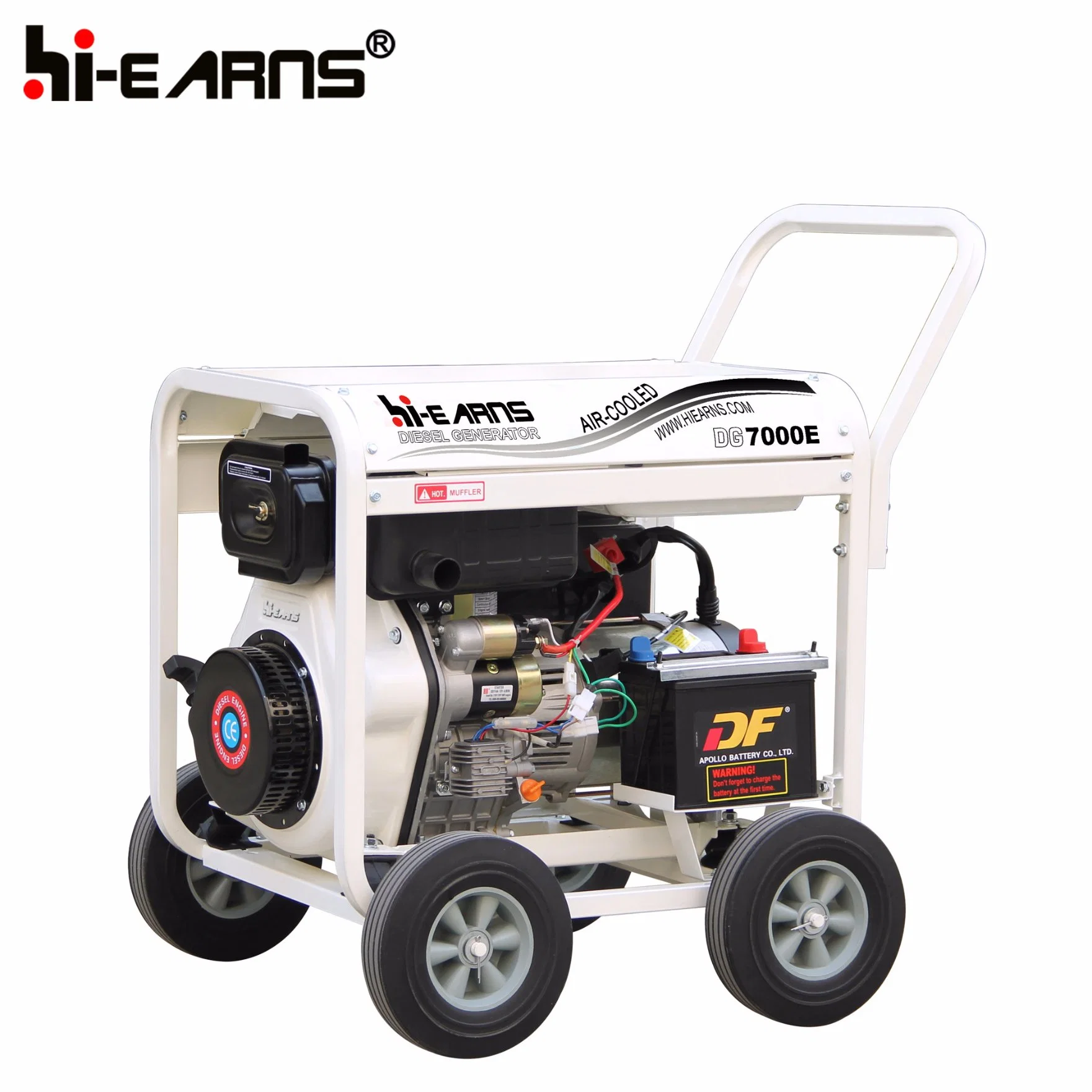 Great Quality 7kVA Open Frame Type Diesel Engine Power Generator (DG7000E3)