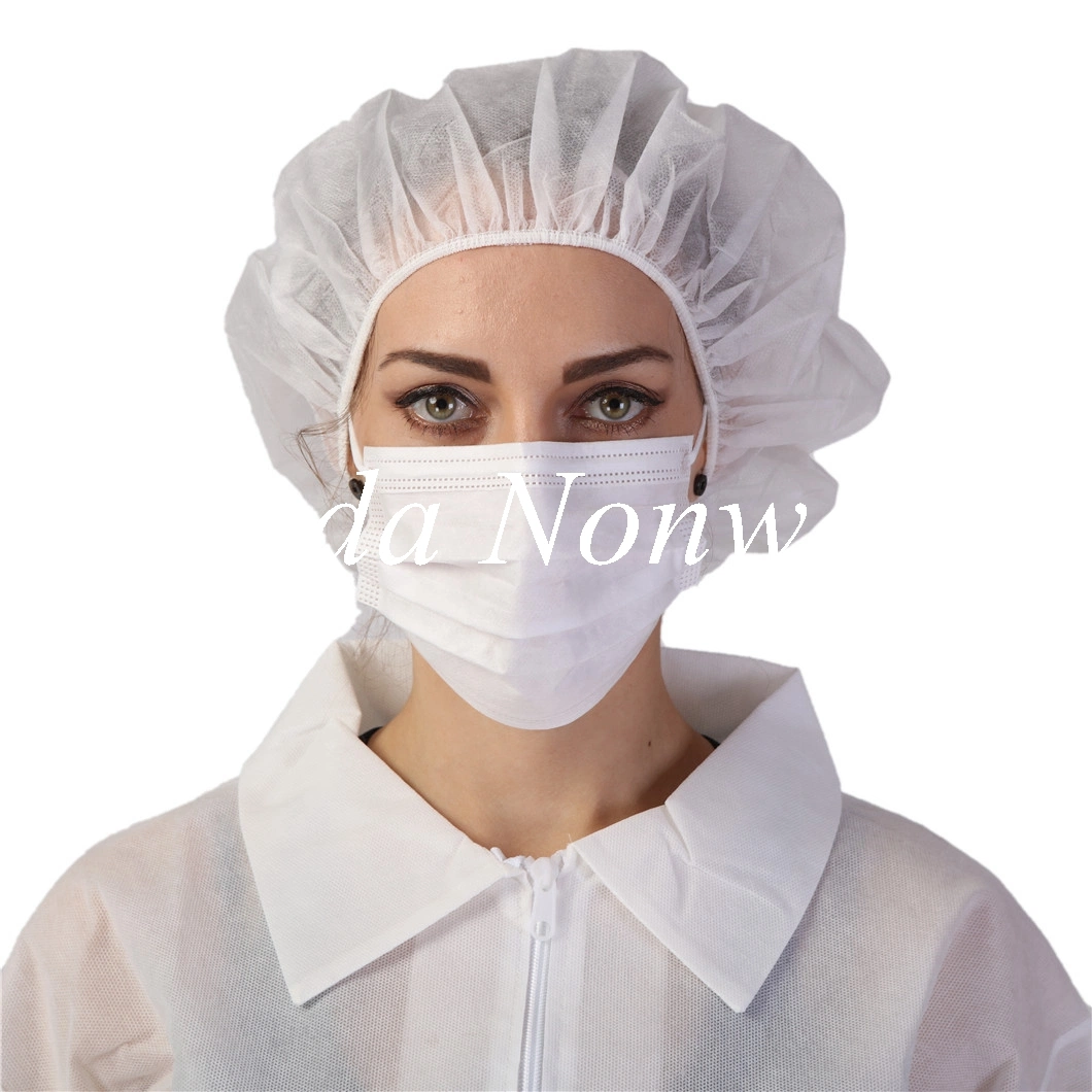 First Batch White List Non Woven Face Mask PP Fabric