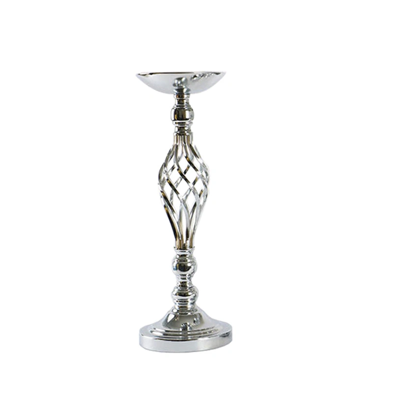 Flower Vase Hotel Decoration Hollow Twist Candlesticks Wedding Road Lead