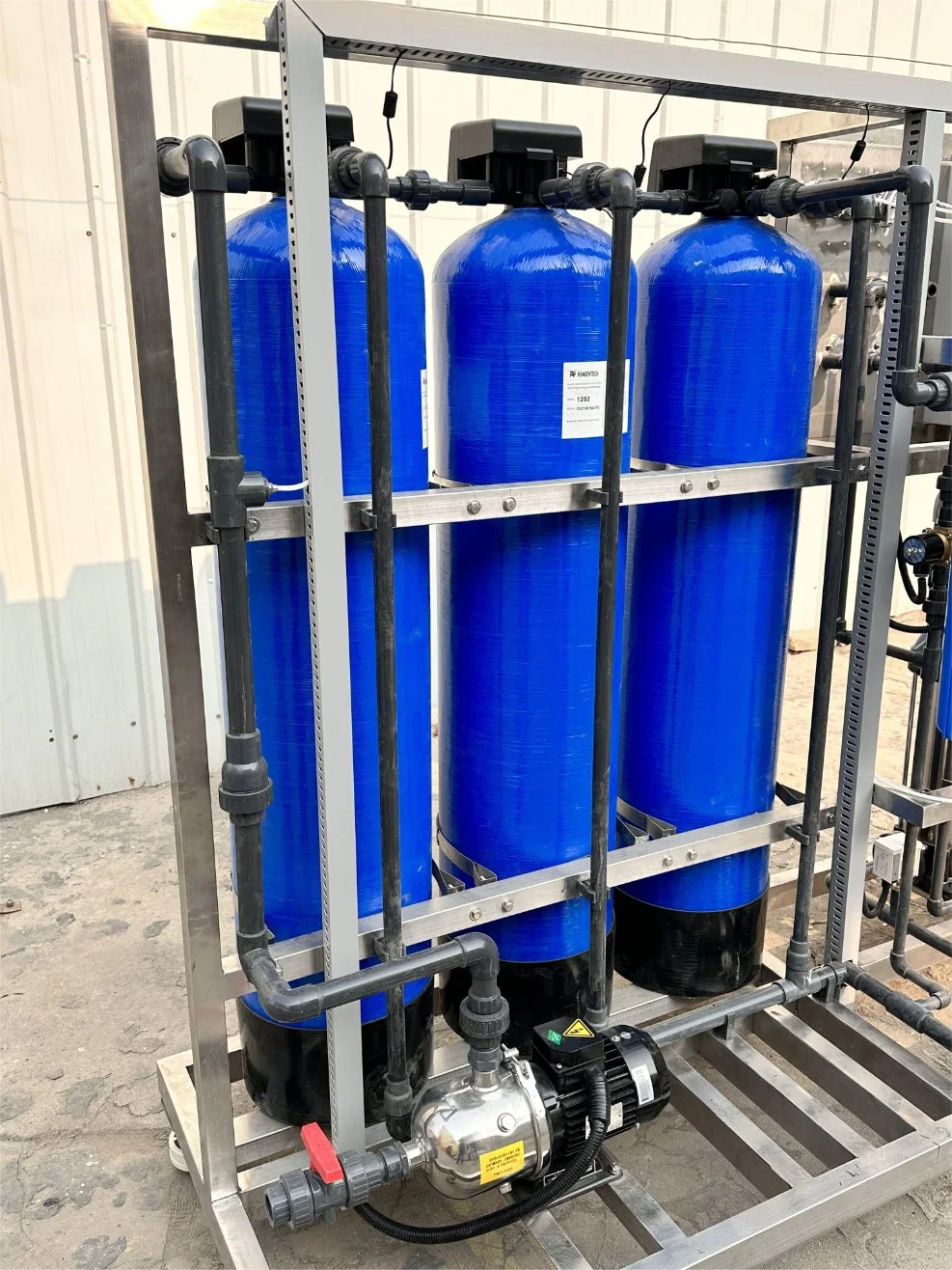 Système d'osmose inverse 500 lph machine de traitement de l'eau RO à usage industriel