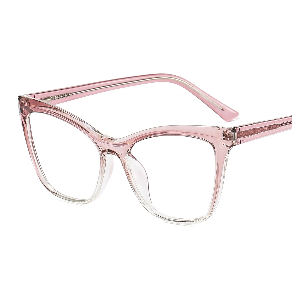 2023 mulheres Atacado Hot Selling Cat Eye TR90 Frame Anti Blue Light bloqueando computador óculos Moda óculos molduras Eyewear