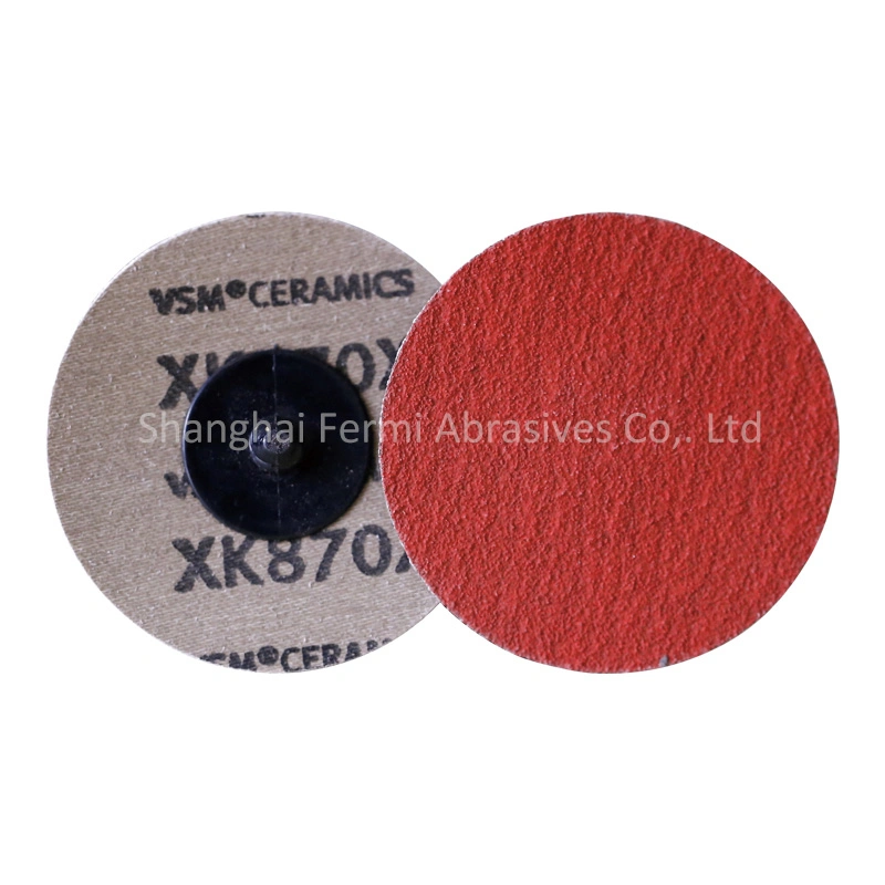 Ceramic Abrasive Quick Change Disc Sanding Disks (VSM material)