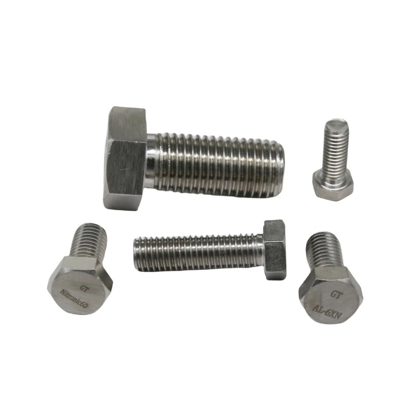 Factory Stock Stainless Steel 304 316 DIN931 Partial Half Thread Hex Bolt and Nut and Washer Three Combinations