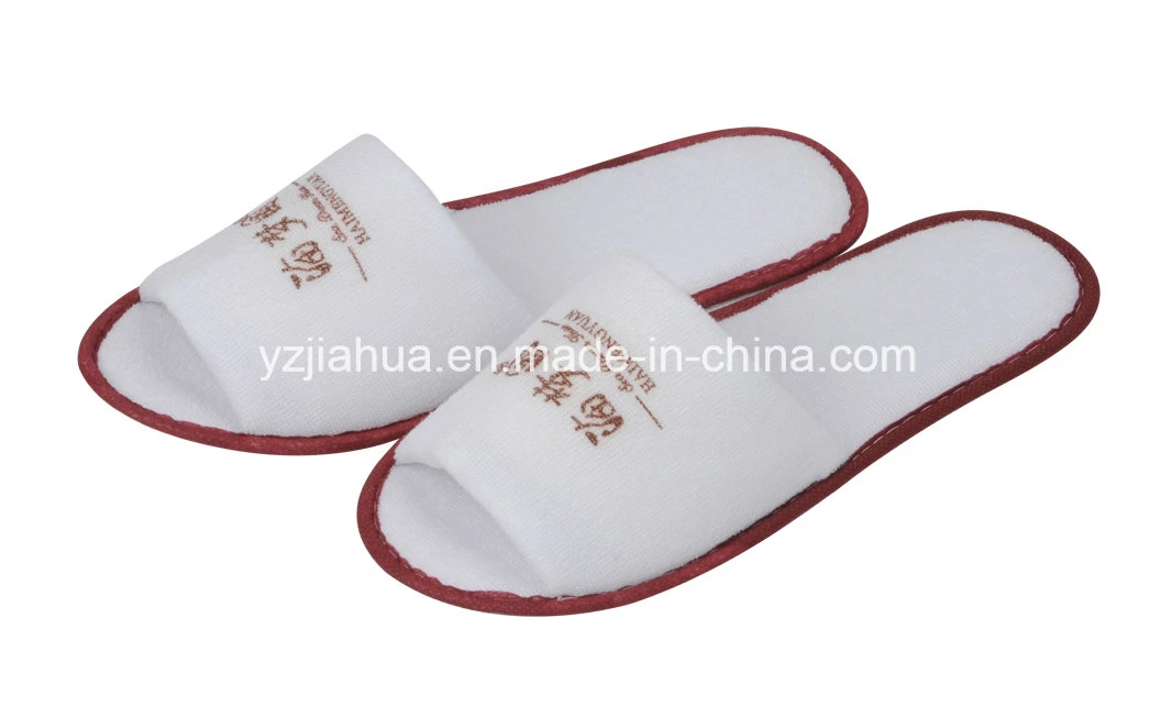 Hotel Terry Open Toe EVA OEM Logo Slipper (GH003)