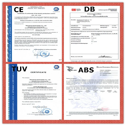 CCS, aprobó la norma ISO9001 Cable de soldadura por arco sumergido el8/EL12