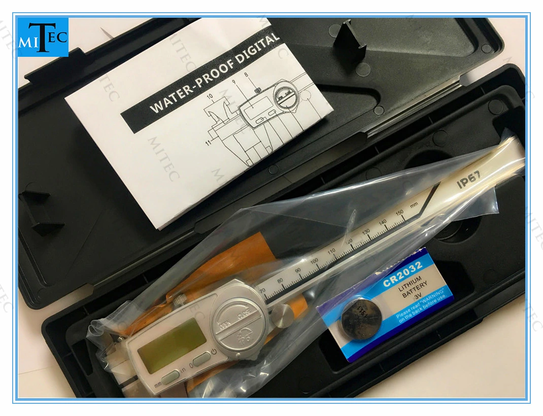 Industrial Grade IP67 Coolant Proof Digital Vernier Caliper 200mm