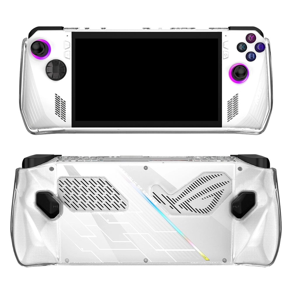 Soft Shell transparentes de TPU Asus Rog consola de juegos de computadora de mano de aleación Funda protectora