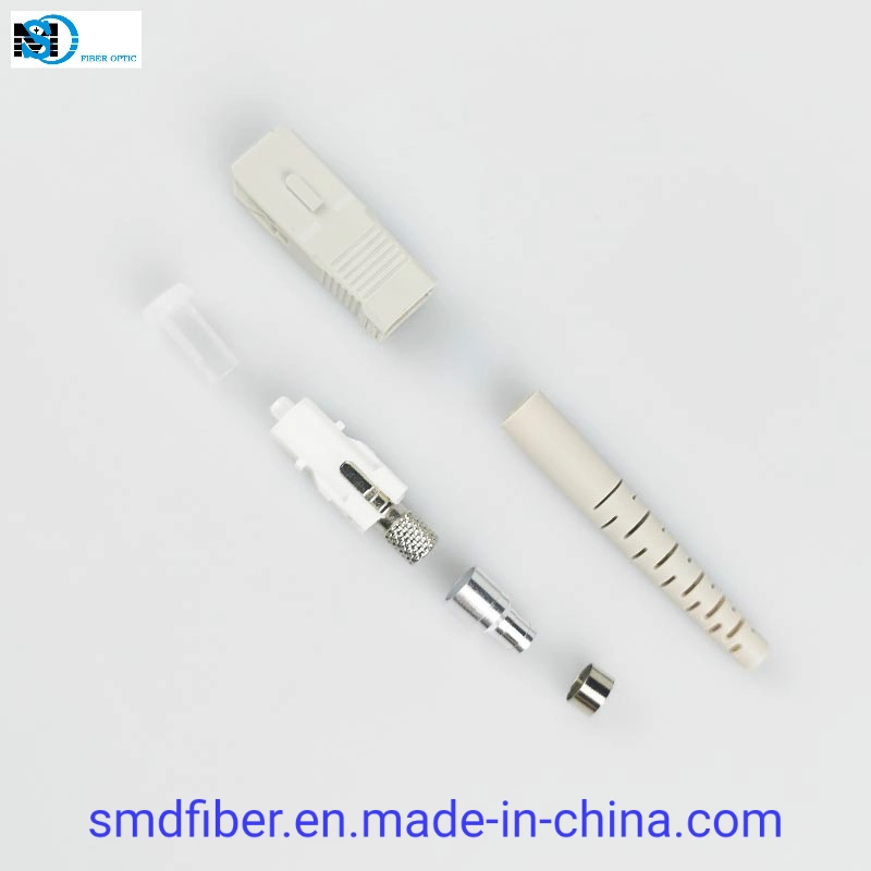 Sc/Upcmultimode simple parche de fibra óptica Kit de conectores de cable