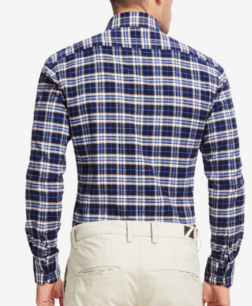 Top-Quality Men's Spring Checked Flannel Long-Sleeve Casual Leisure Shirts