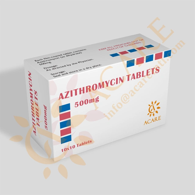 High Quality Azithromycin Tablets 250mg/500mg Antibiotic Medicine