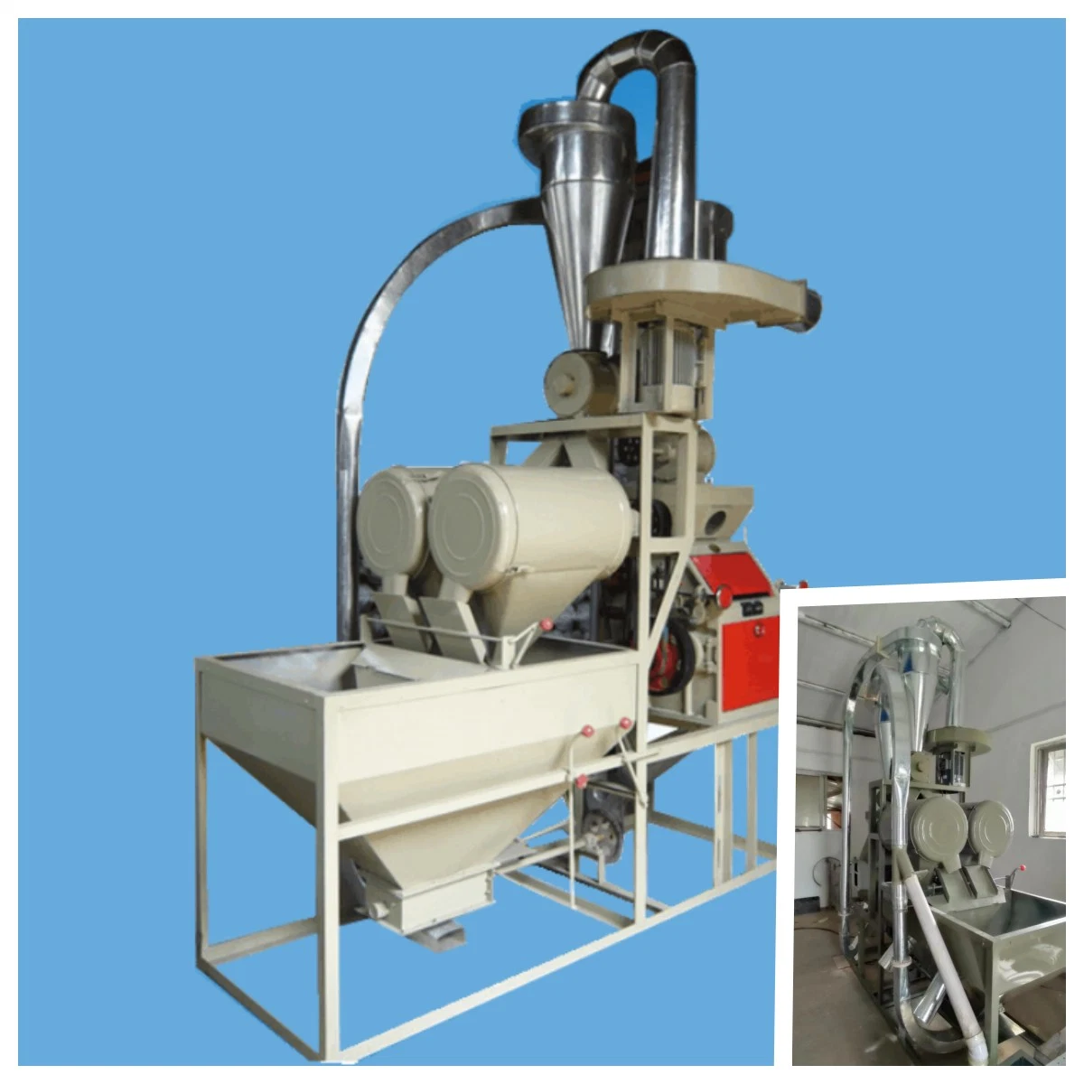 Simple and Fast Milling Electromechanical Grain Mill Wheat and Corn Mill