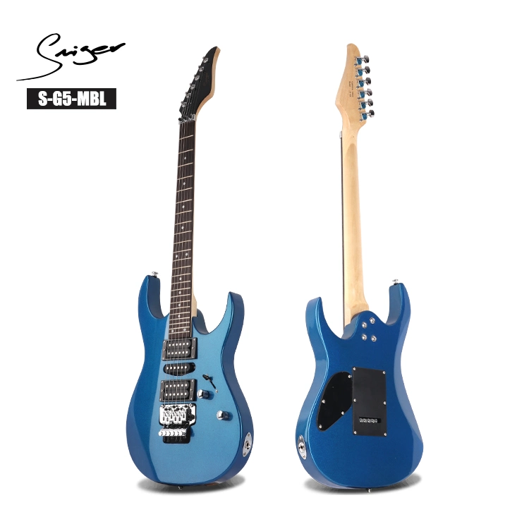 China Musical Instruments Manufacture Smiger Brand Basswood Electric Guitar