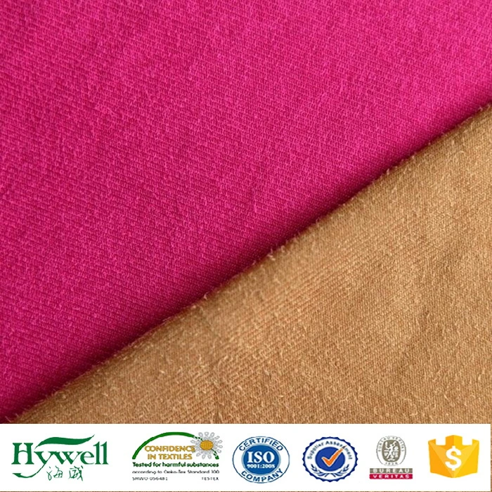 Polyester Faux Suede for Hat Bag Coat Shoes