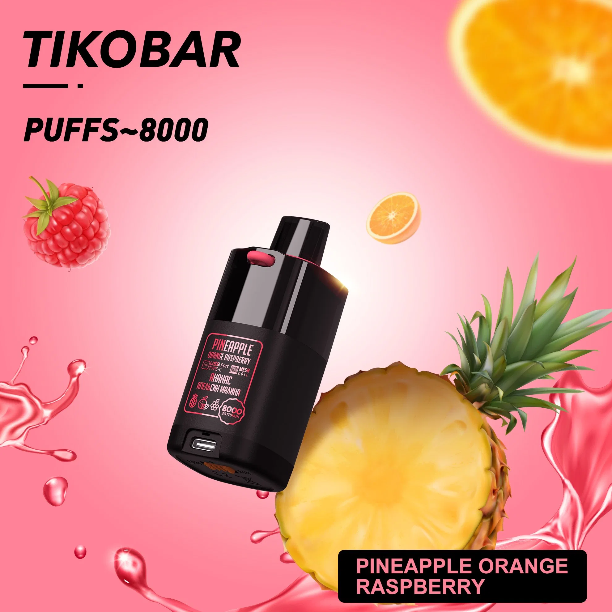 Original Tugboat Vapes Tikobar Colo 8000 10000 Puffs Rebel 9000 Nova 11000 Flex Refillable Device Disposable/Chargeable Pod System Wholesale/Supplier I Vape Ecigarette