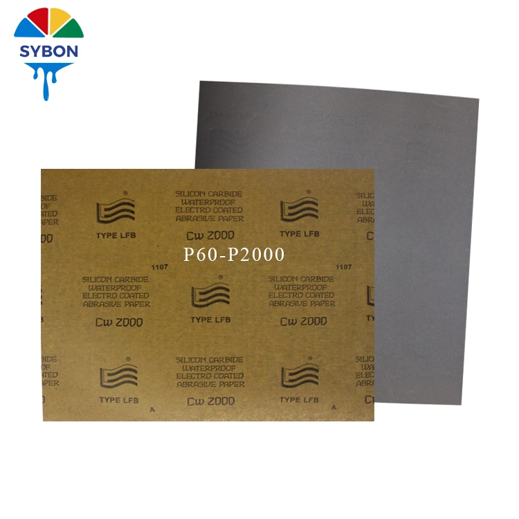 Sharpness Kraft Silicon Carbide Waterproof Sand Paper 230mmx280mm Sandpaper P80 Grit Sandpaper