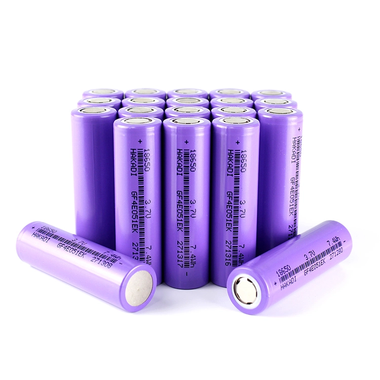 Manufacture High Capacity 3.7V 18650 Cylindrical Battery Cell with PCM Support OEM/Customize