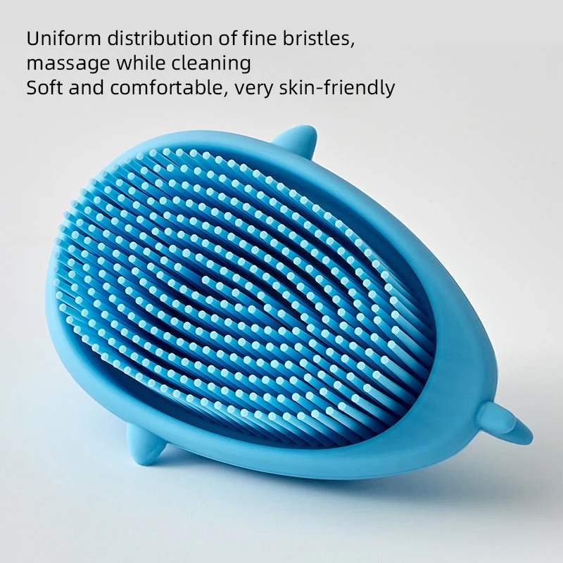 Wholesale/Supplier Cleansing and Beauty Tools Whale Shaped Hair Washing Silicone Brush