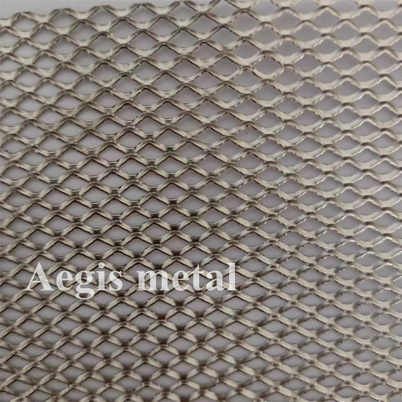 Small Hole Ultra Thin Titanium Expanded Metal Diamond Mesh Titanium Screens