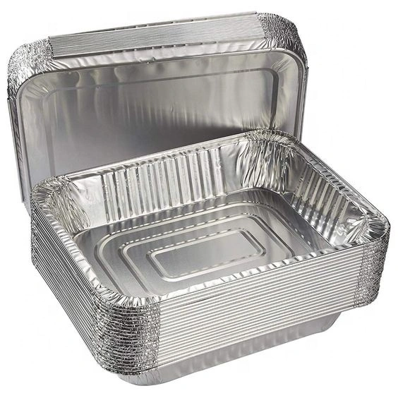 Wholesale/Supplier High quality/High cost performance  Aluminium Foil Food Container 6/7/8 Inch Square Air Fryer Liner Disposable Household Tinfoil Tray