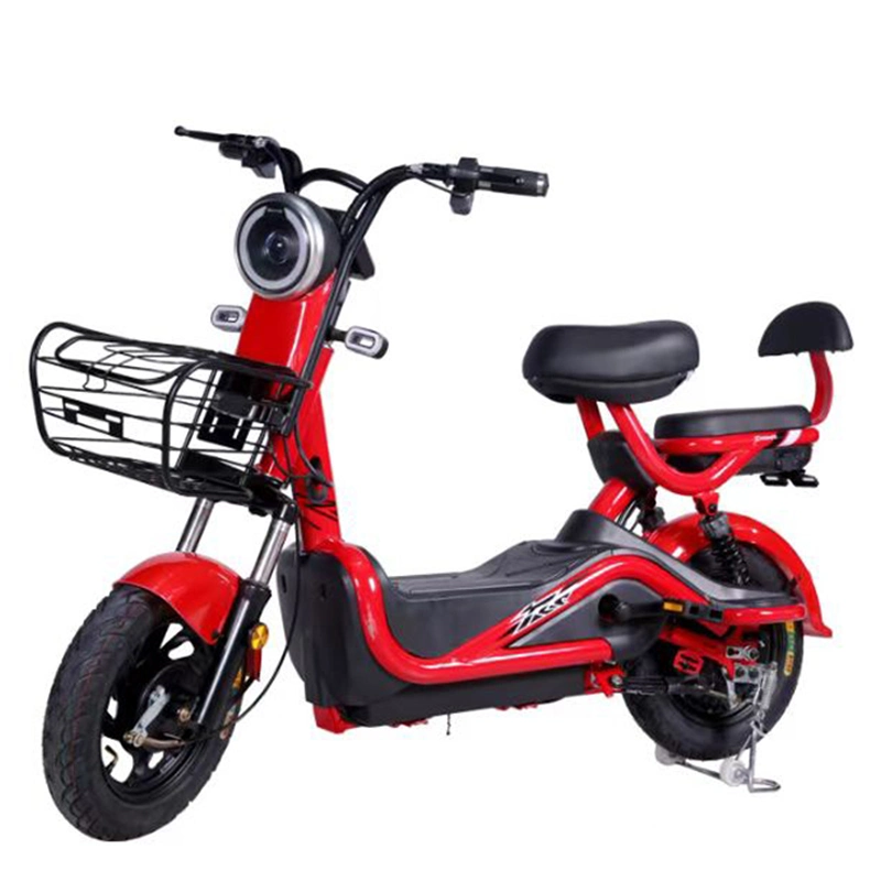 Carbon Steel Electric Bicycle Scooter Electric City Bike Anti-Theft Alarm Powerful Battery Life with Parts