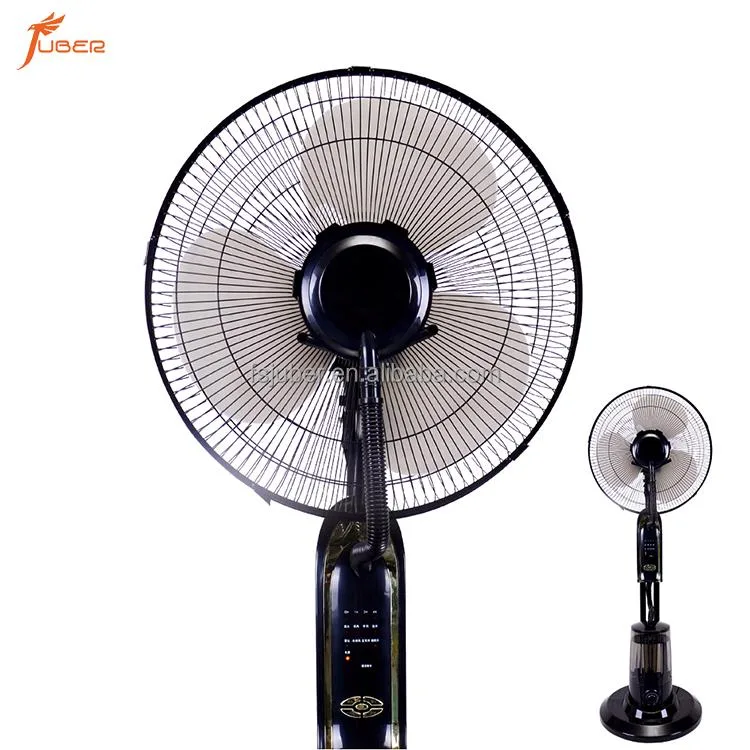Indoor Air Cooling Fan Cooler Water Electric Spray Household Use Oscillating Mist Fans Stand Fan with Mist Water Spray