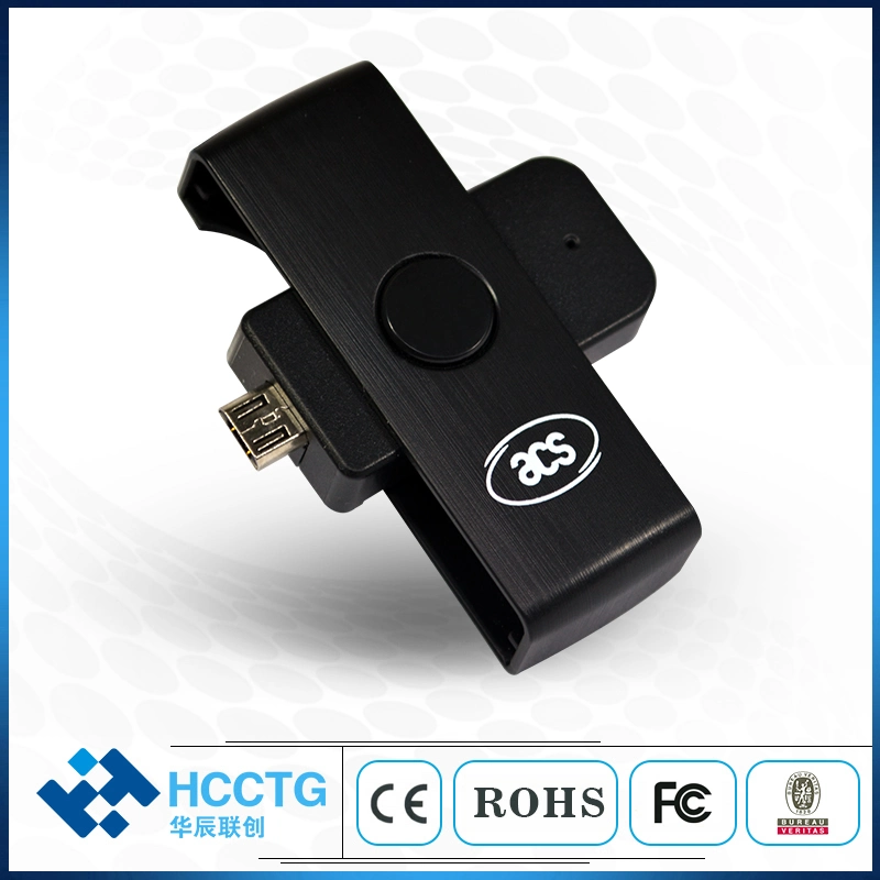 بطاقة Micro-USB ISO 7816 الفئة A/B/ C ACR38u-ND Pocketmate Smart Card القارئ