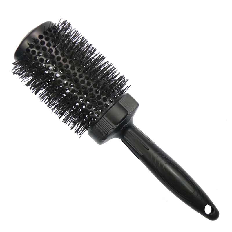 Top New Professional Salon Styling Aluminum Nylon Bristle Ceramic Ionic Round Hair Drying Brush