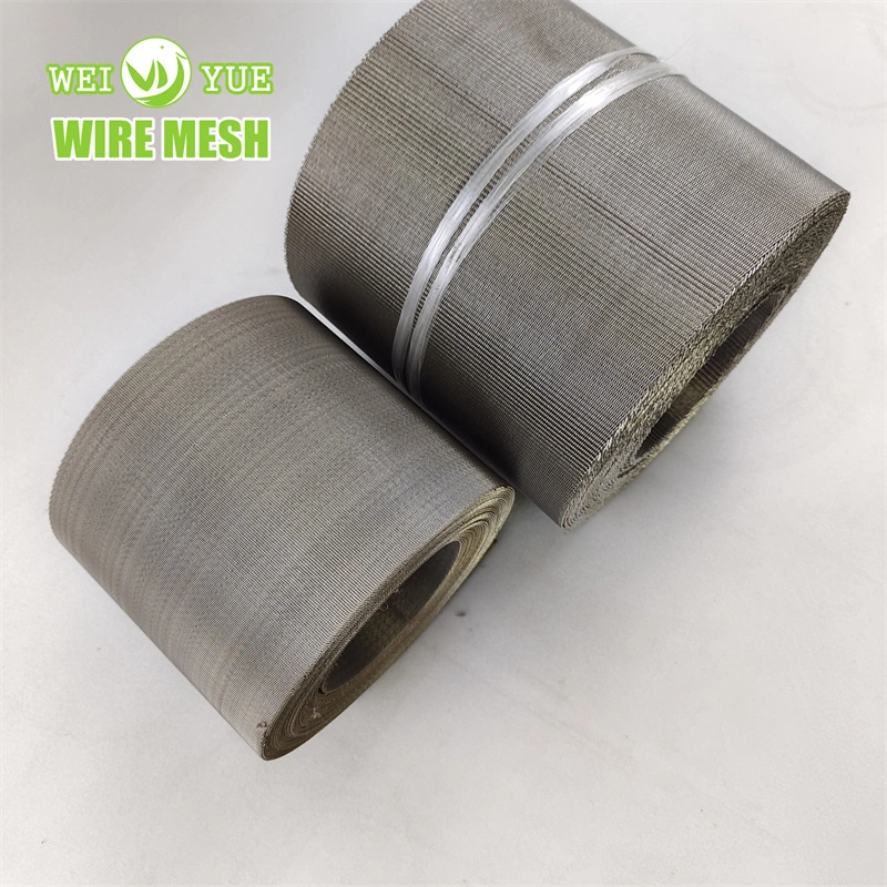 Stainlesss Steel Metal Wire Mesh Reverse Dutch Weave 200*40/260*40 Filter Screen Belt for Extruder