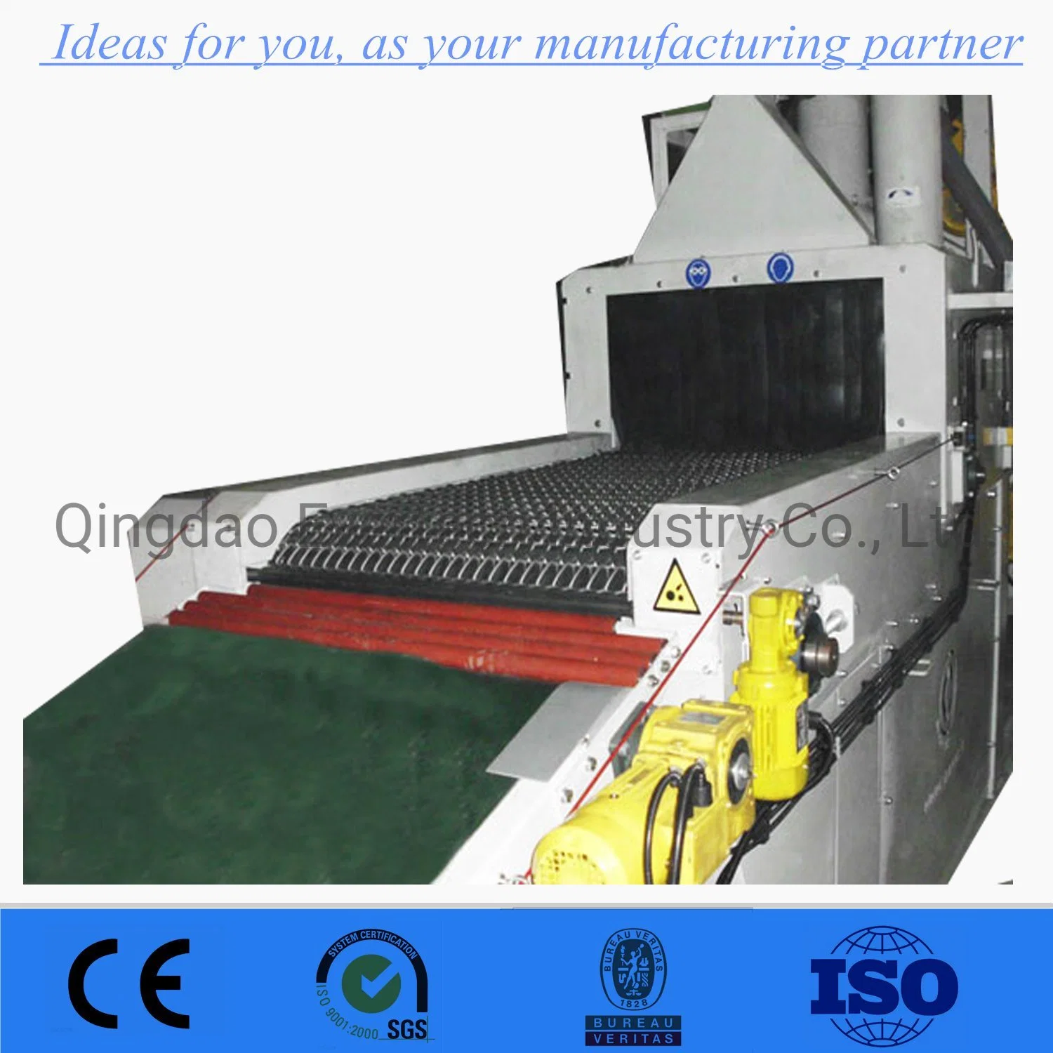 High quality/High cost performance  Brake Pads Wire Mesh Belt Blast Cleaning Equipment