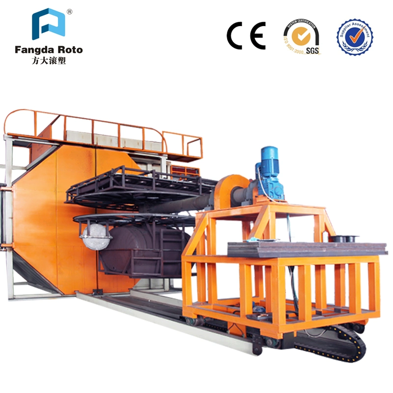 Plastic Road Traffic Barrier Plastic Moulding Machine Rotomolding Machine