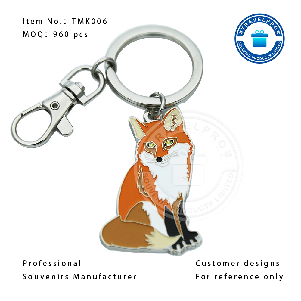 Souvenirs Manufacturer Travelpro Custom Zinc Alloy Iron Color Filling Logo 3D Cartoon Gift Hard Soft Enamel Metal Cute Promotional Keychain